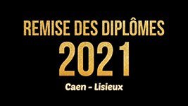Cérémonie de remise de diplômes de Caen et Lisieux du 10 décembre 2021